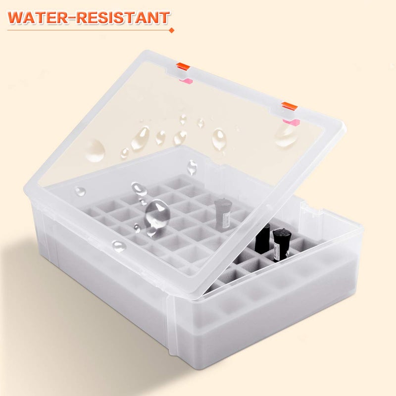 ALCYON Universal Nail Polish Holder & Organizer Contains 54 Bottles for Gellen, for Beetles, for Sally Hansen, for OPI, for Essie and Other Fingernail Polish (ONLY A CASE)-Clear - Image 4